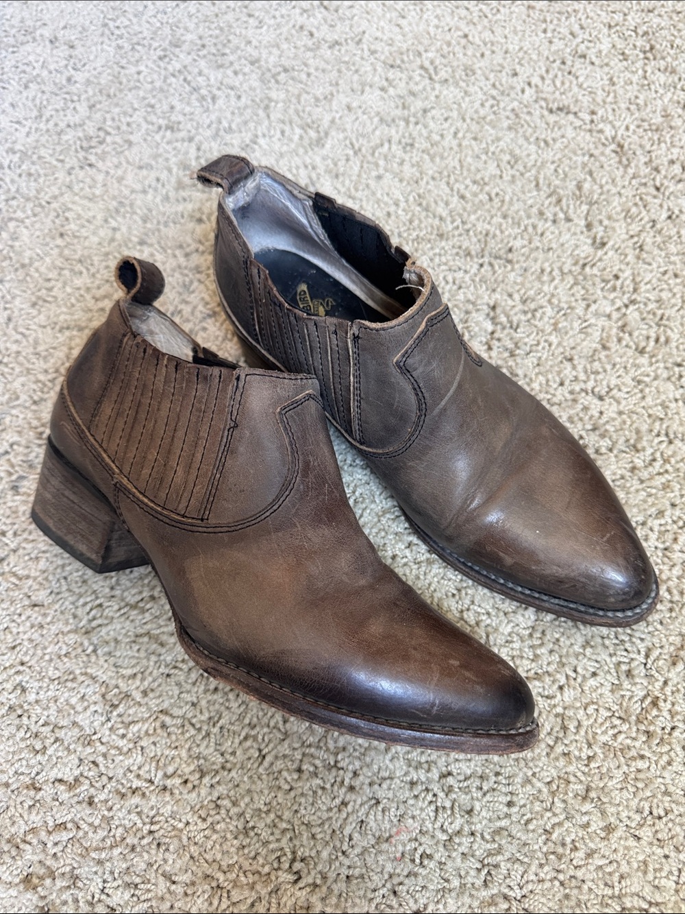 FREEBIRD by Steven Opal Leather Ankle Boots - Size 9